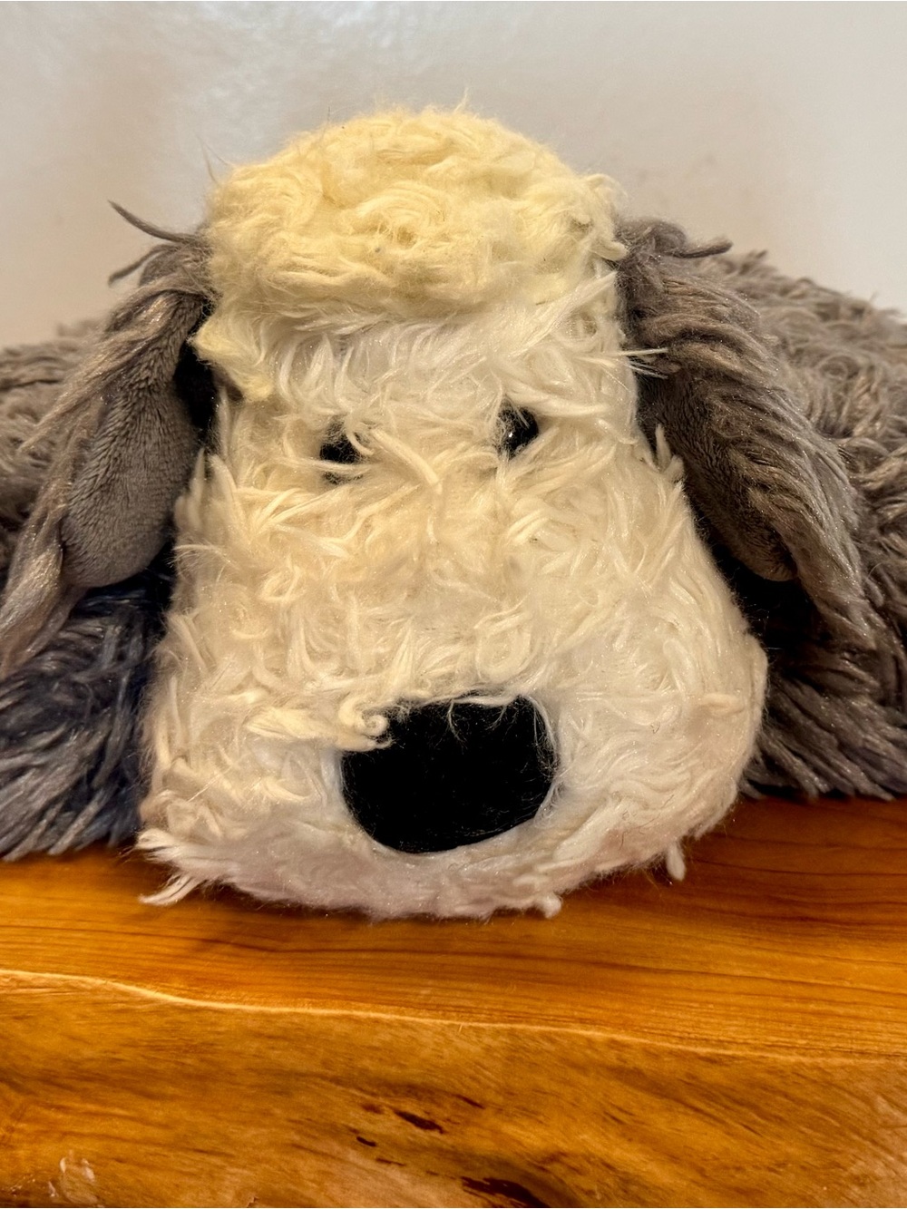 Retired Jellycat Truffles Chaucer Gray and White Dog